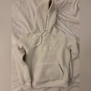 Roots Off-White Sherpa Hoodie